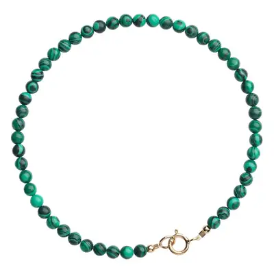 3mm Malachite Green Bracelet for Women