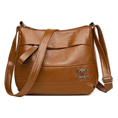 Vintage Red Leather Mother Bag for Women 2023