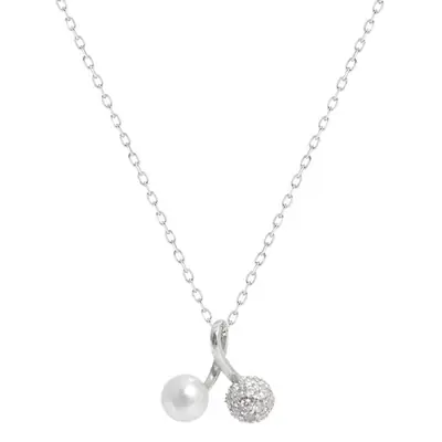 S925 Silver Pearl Clavicle Necklace for Women