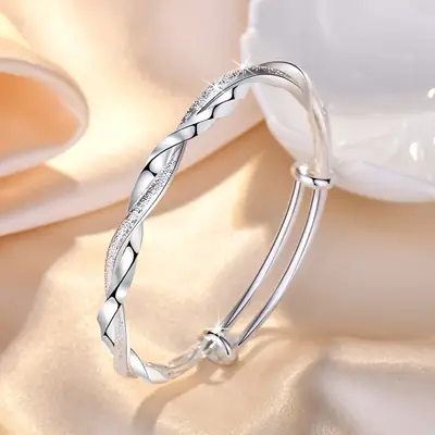 Korean Style Twisted Woven Bracelet for Women