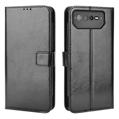 Asus ROG Phone 6 Pro Leather Flip Case Black