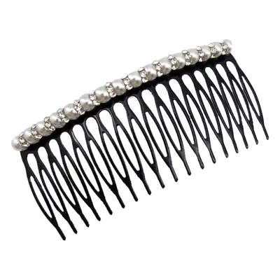 Pearl Rhinestone Hair Comb for Women