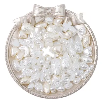 Heart Shaped ABS Imitation Pearls Jewelry Accessories