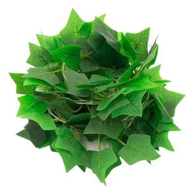 Solar Green Leaf Rattan Light String Outdoor Decor