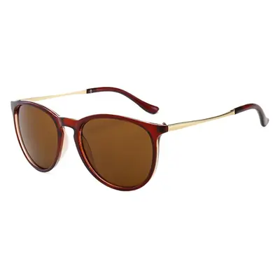 Metal Fashion Sunglasses for Men Women Large Frame