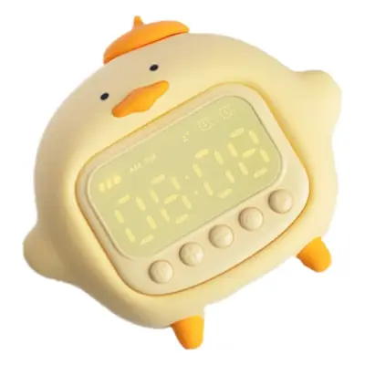 Hug Duck Alarm Clock with Night Light & Mobile Scan