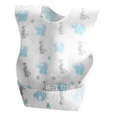Baby Food Bib with Duck Design 10 Pcs