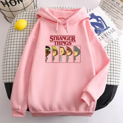 Stranger Things 4-Pack Hoodie for Men Women Casual Hooded Sweatshirt