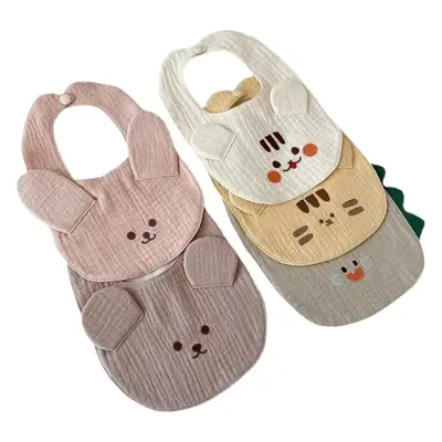 Baby Cotton Anti-Spitting Bib Towel Newborn