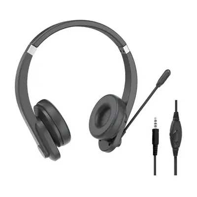 3.5mm Voice-Controlled Bluetooth Headset with Active Noise Cancellation