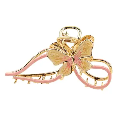 Golden Butterfly Hairpin for Women Autumn Winter Clip