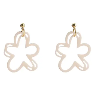 Hollow White Flower Earrings for Women Wholesale
