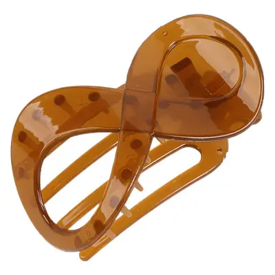 8-Shaped Green Hair Grip Clip for Updo