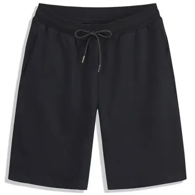 Men's Grey Casual Shorts with Drawstring Waist