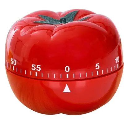 Red Tomato-shaped Rotating Timer for Kids