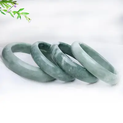Natural Jade Light Green Bracelets for Women