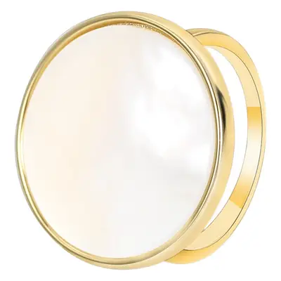 Retro Shell Round Gold Ring for Women