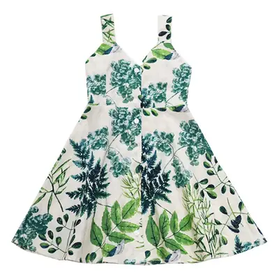 Beach 2Pc Floral T-Shirt Suit Green White Summer Family Wear