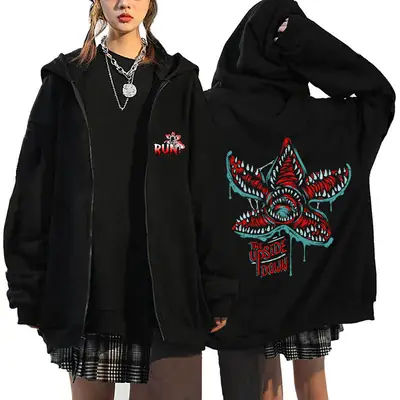 Women Run Series Black Hoodie with Butterfly Print