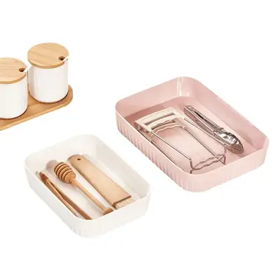 Pink 26cm Storage Box for Kitchen & Home Organization