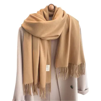 2024 New Student Warm Grey Korean Style Shawl