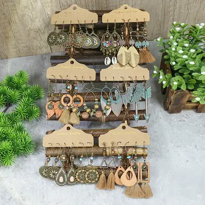 European & American Retro Earrings Bohemian Ethnic Style