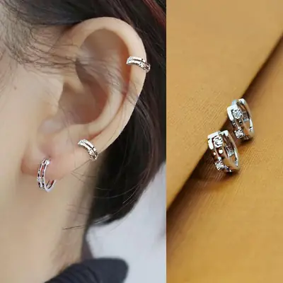 925 Silver Needle Ear Bells for Women with Pierced Ears