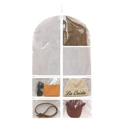 Transparent Coat Hanging Dust Bag for Wardrobe Organization
