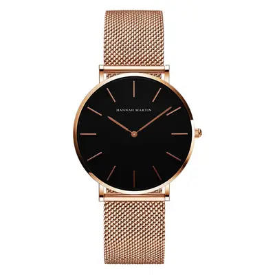 Gold Mesh Watch 36mm Japanese Movement Quartz