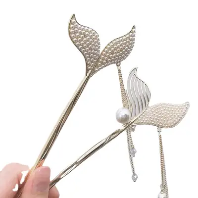 Pearl Tassel Hairpin for Women Ancient Style Han Dynasty