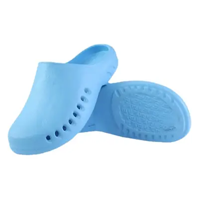 Blue Cut Out Non-Slip Liquid Slippers for Clean Rooms