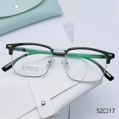 Men's Square Transparent Eyebrow Glasses Wholesale