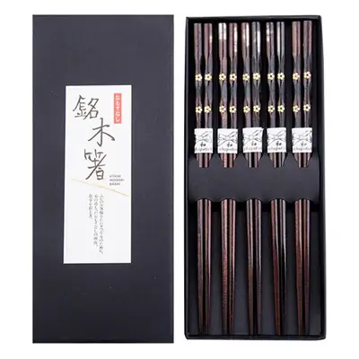 Yfjy Wooden Chopsticks Anti-Scalding Family Set