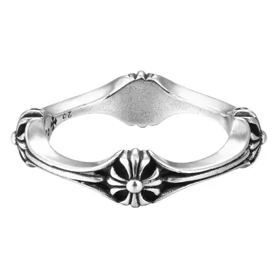 Cross-border Couple Ring No Fading No Allergy Cross Ring Europe and America Hot Selling Retro Crow Ring Wholesale