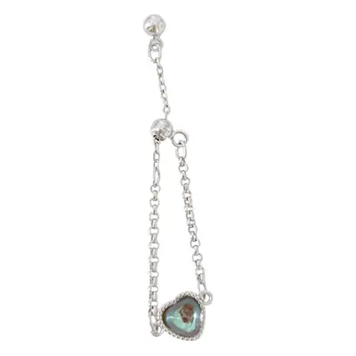 Women's Elegant Thai Silver Moonstone Pull Ring