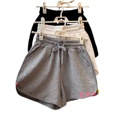 Women's 2025 Summer Korean Style Shorts High Waist Casual Loose Fit