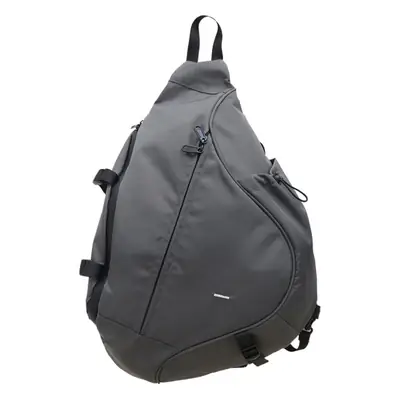 Japanese Tooling Crossbody Bag for Men Black Nylon