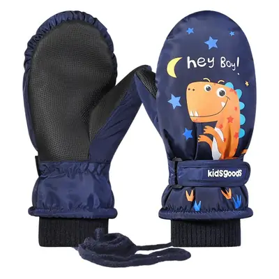 Winter Ski Gloves for Kids Anti-Slip Fleece Warm
