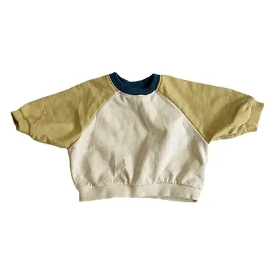 Korean Style Terry Cotton Long Sleeve T-Shirt for Boys Girls