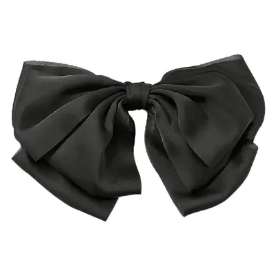 Black Big Bow Hairpin for Women