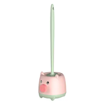 Cute Cartoon Toilet Brush Wall Mounted Floor Cleaning Brush