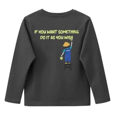 Black Round Neck T-Shirt for Boys 2024
