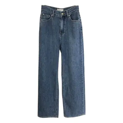 Women Jeans Light Blue Wide Leg High Waist 2022