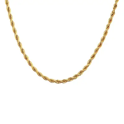 Luxury Gold Braided Necklace for Women