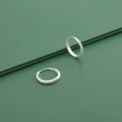 Sparkling Gypsophila Ear Buckles Sterling Silver 2022
