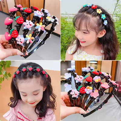 Cute Cartoon Hairpin Headband for Girls