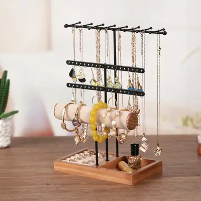 T-Shape Jewelry Display Stand for Rings & Eardrops