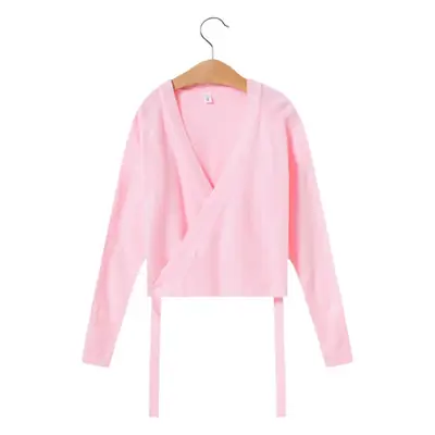 Girls Purple Long Sleeve Dance Shawl Coat