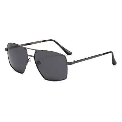 Men's Black Metal Polarized Sunglasses 2023