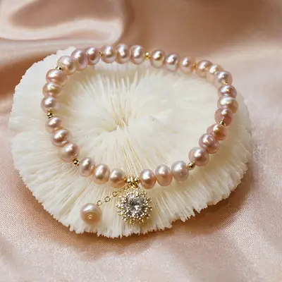 Natural Freshwater Pearl Bracelet for Women